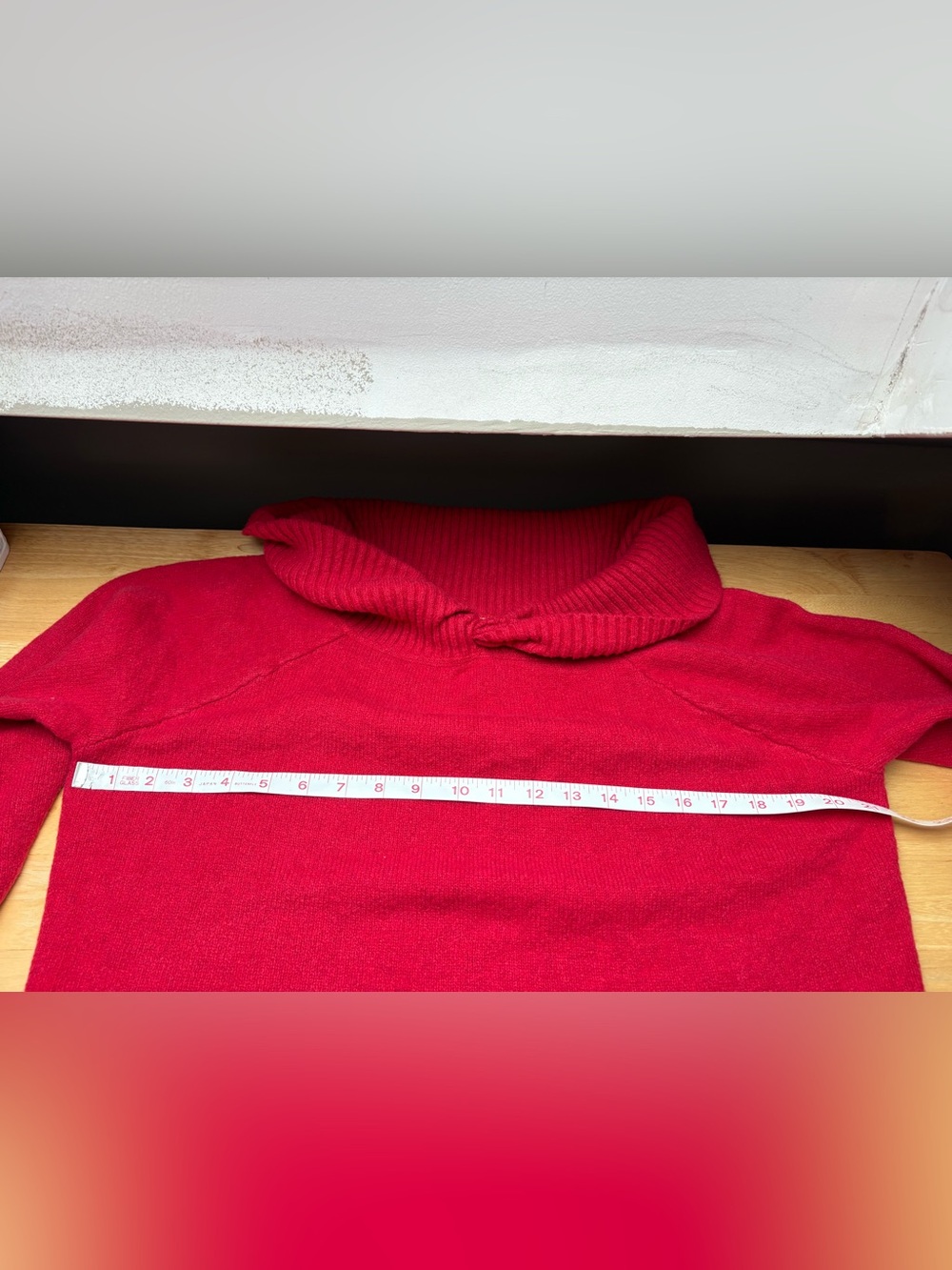 Hollister Red Off-the-Shoulder Twist-Knot Sweater | Women's Sz M - Picture 4 of 8